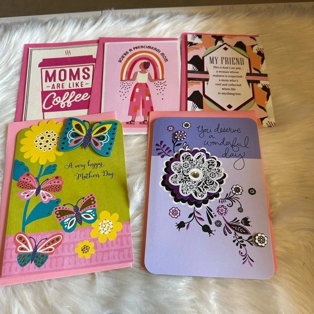 🩵5/$8 Colorful Greeting Card Set